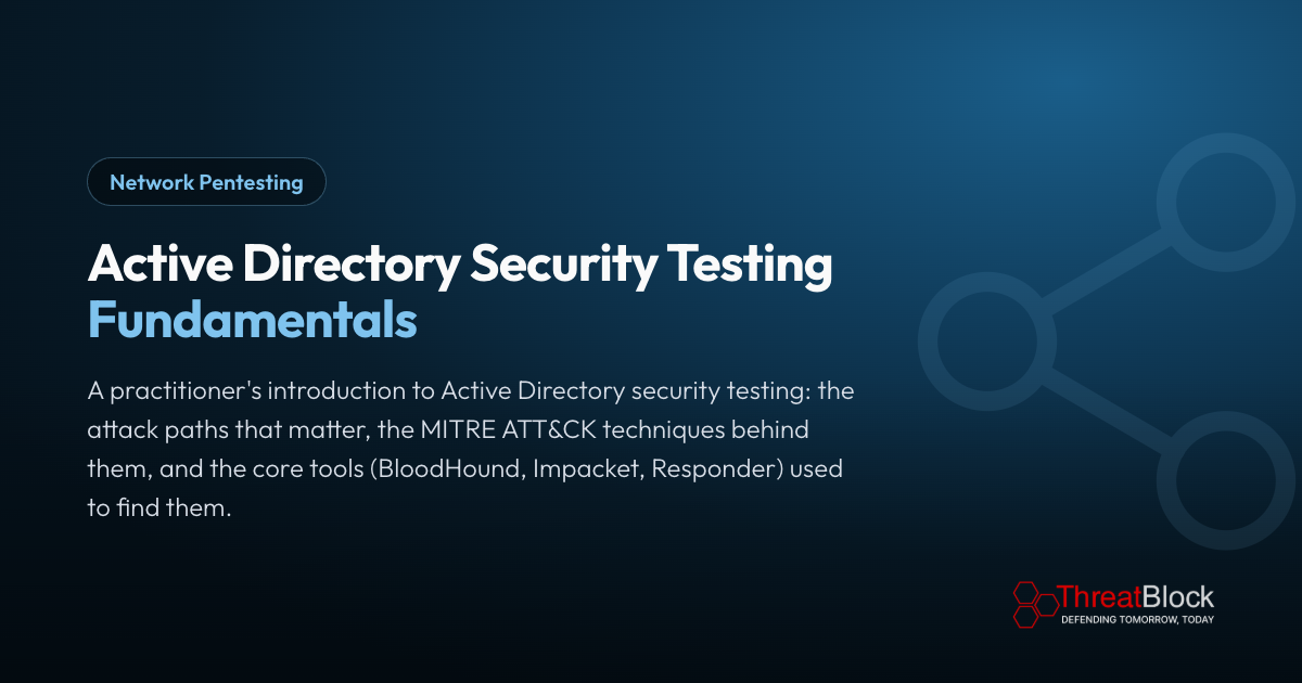Active Directory Security Testing Fundamentals