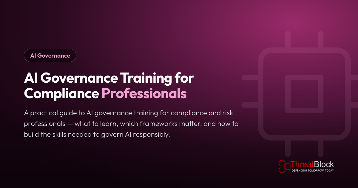 AI Governance Training for Compliance Professionals