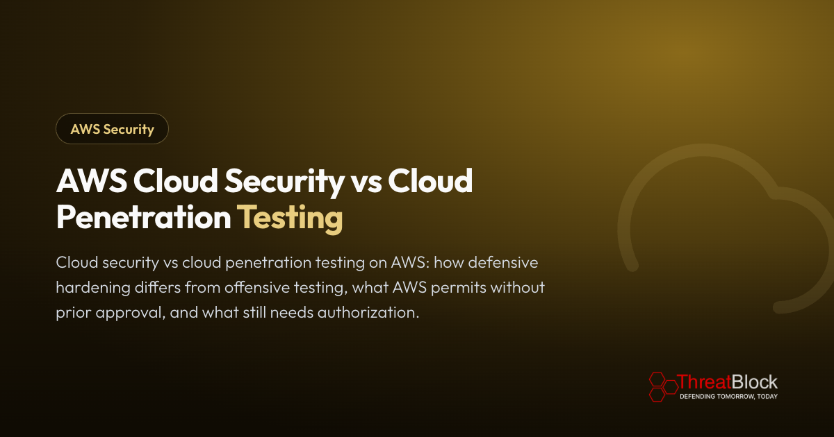 AWS Cloud Security vs Cloud Penetration Testing