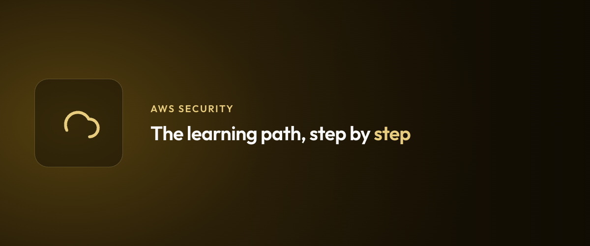 The learning path, step by step