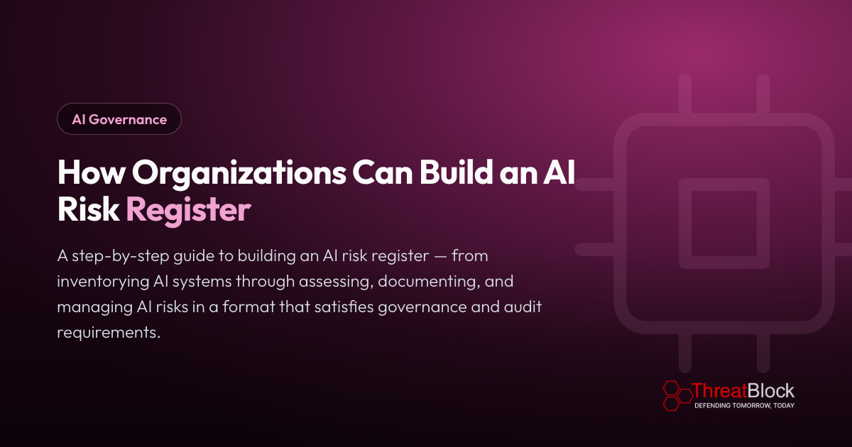 How Organizations Can Build an AI Risk Register