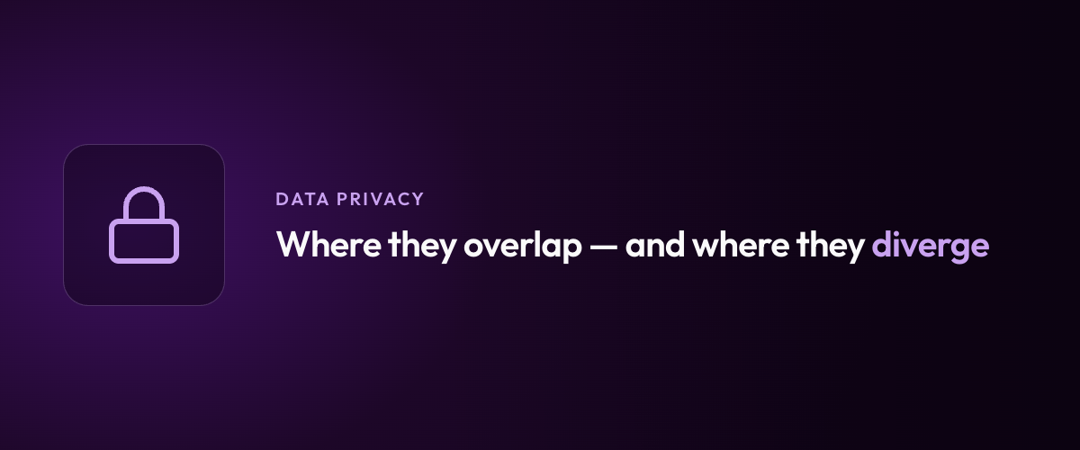Where they overlap — and where they diverge