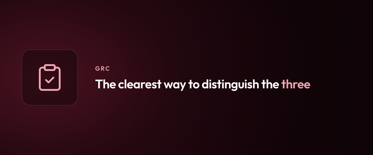 The clearest way to distinguish the three