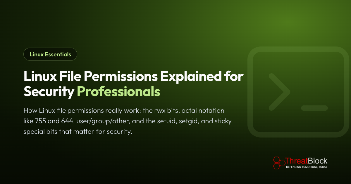 Linux File Permissions Explained for Security Professionals