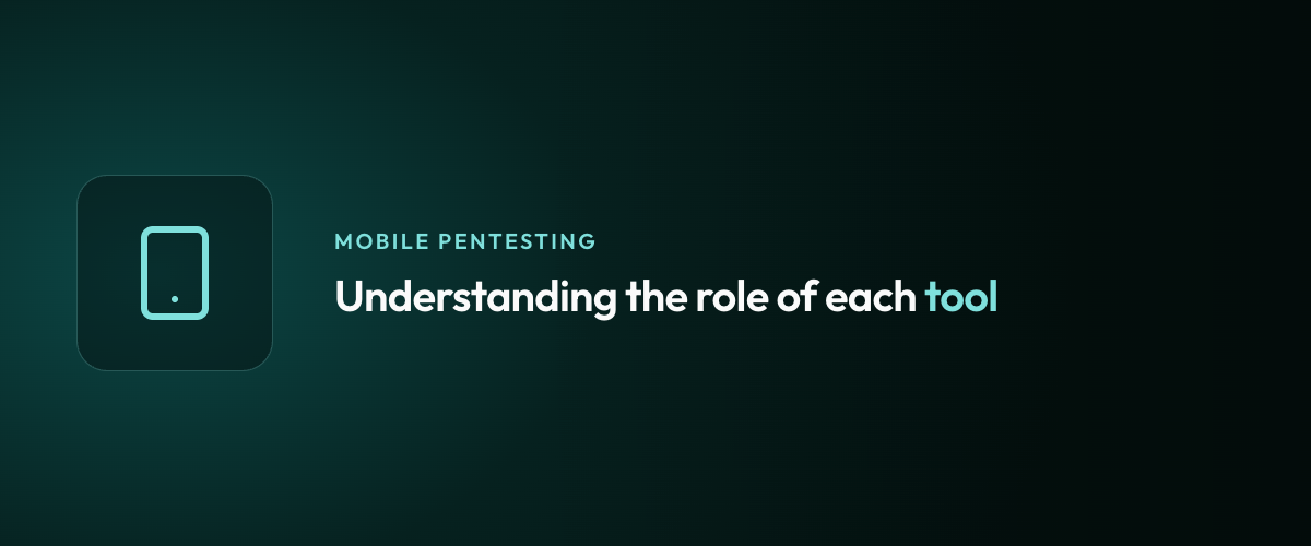 Understanding the role of each tool