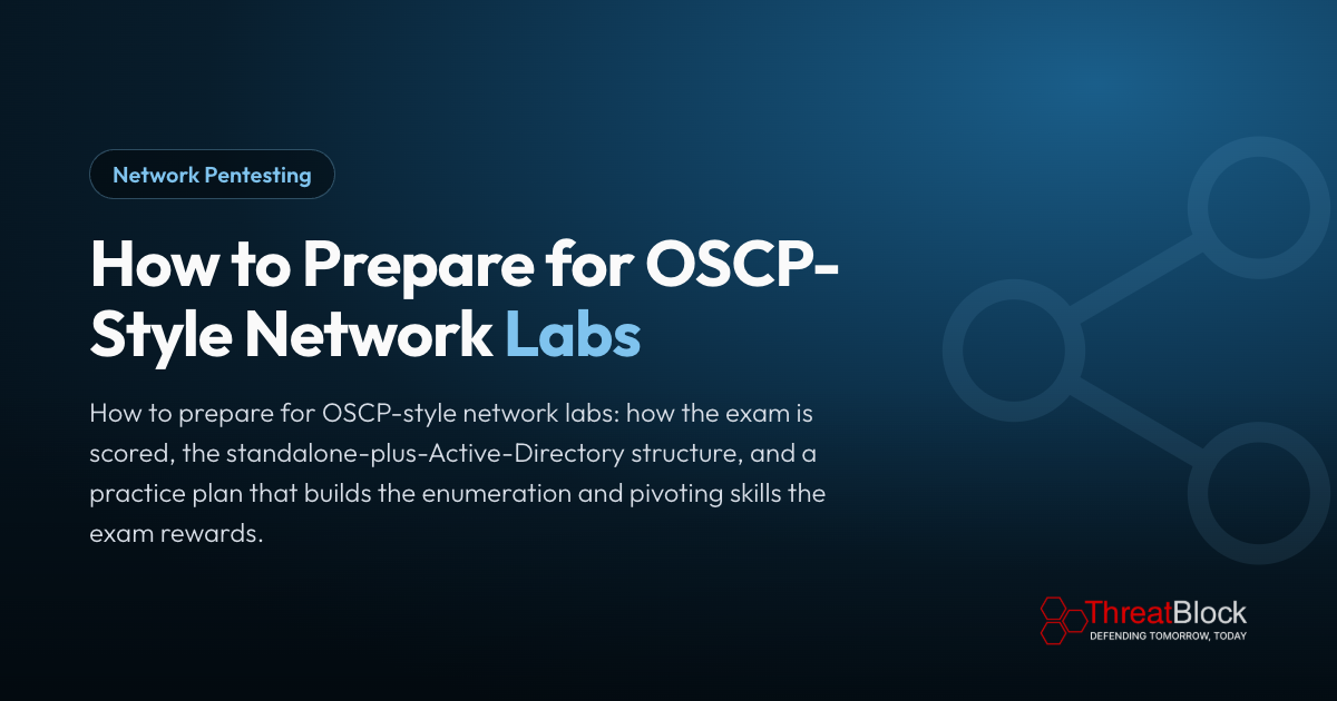 How to Prepare for OSCP-Style Network Labs