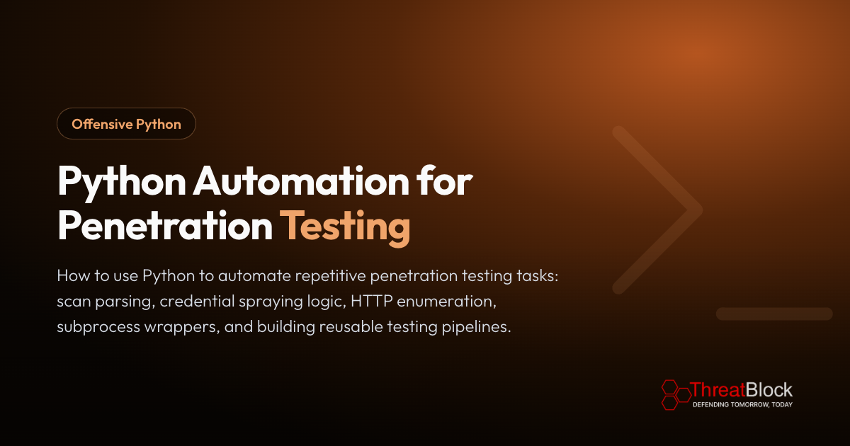 Python Automation for Penetration Testing