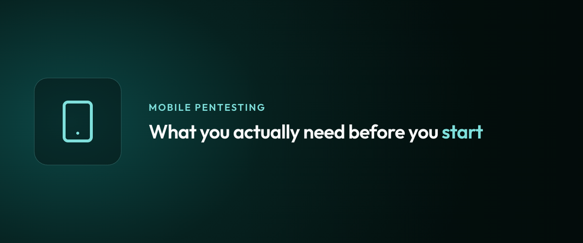What you actually need before you start