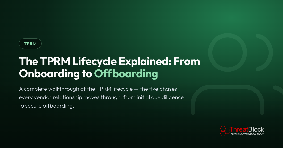 The TPRM Lifecycle Explained: From Onboarding to Offboarding