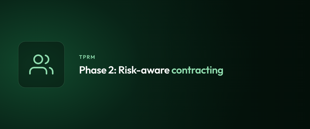 Phase 2: Risk-aware contracting